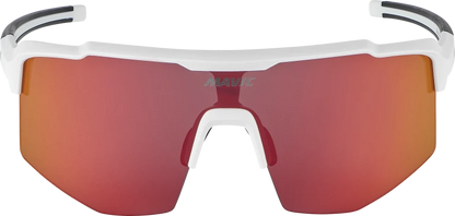Lunettes MAVIC MVS SHIELD Blanc Verre Red
