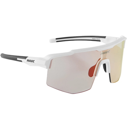 Lunettes MAVIC MVS SHIELD Blanc Verre Red Photochromique