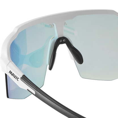 Lunettes MAVIC MVS SHIELD Blanc Verre Red Photochromique