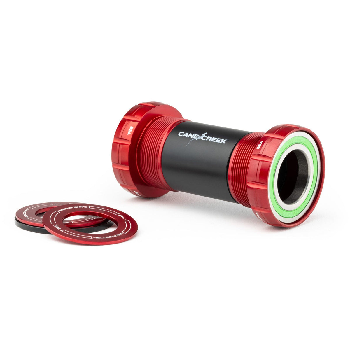 Boîtier de Pédalier CANE CREEK HELLBENDER 70 - BSA30 Axe 24mm Rouge