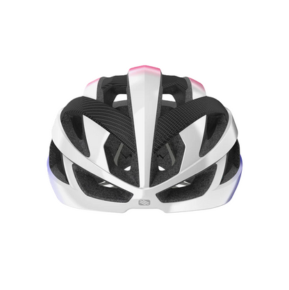 Casque Route RUDY PROJECT REBEL CARBON Blanc/Violet/Rose