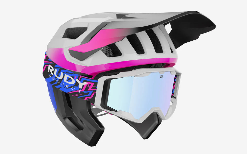 Casque VTT RUDY PROJECT TERRAFORM PRO Blanc/Rose