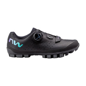 Chaussures VTT XC/Gravel NORTHWAVE HAMMER PLUS Femme Noir/Iridescent