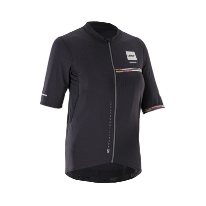 Maillot LEATT MTB ENDURANCE 5.0 CARGO Femme Manches Courtes Noir