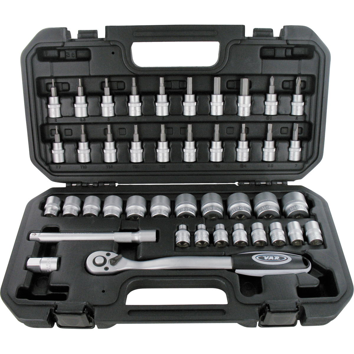Mallette Clés à Cliquets VAR DV-11900 (42 Pièces)