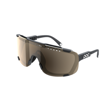 Lunettes POC DEVOUR MID + Noir Verre Clarity Trail Partly Sunny Silver