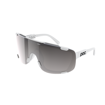 Lunettes POC DEVOUR MID + Blanc Verre Clarity Road Sunny Silver