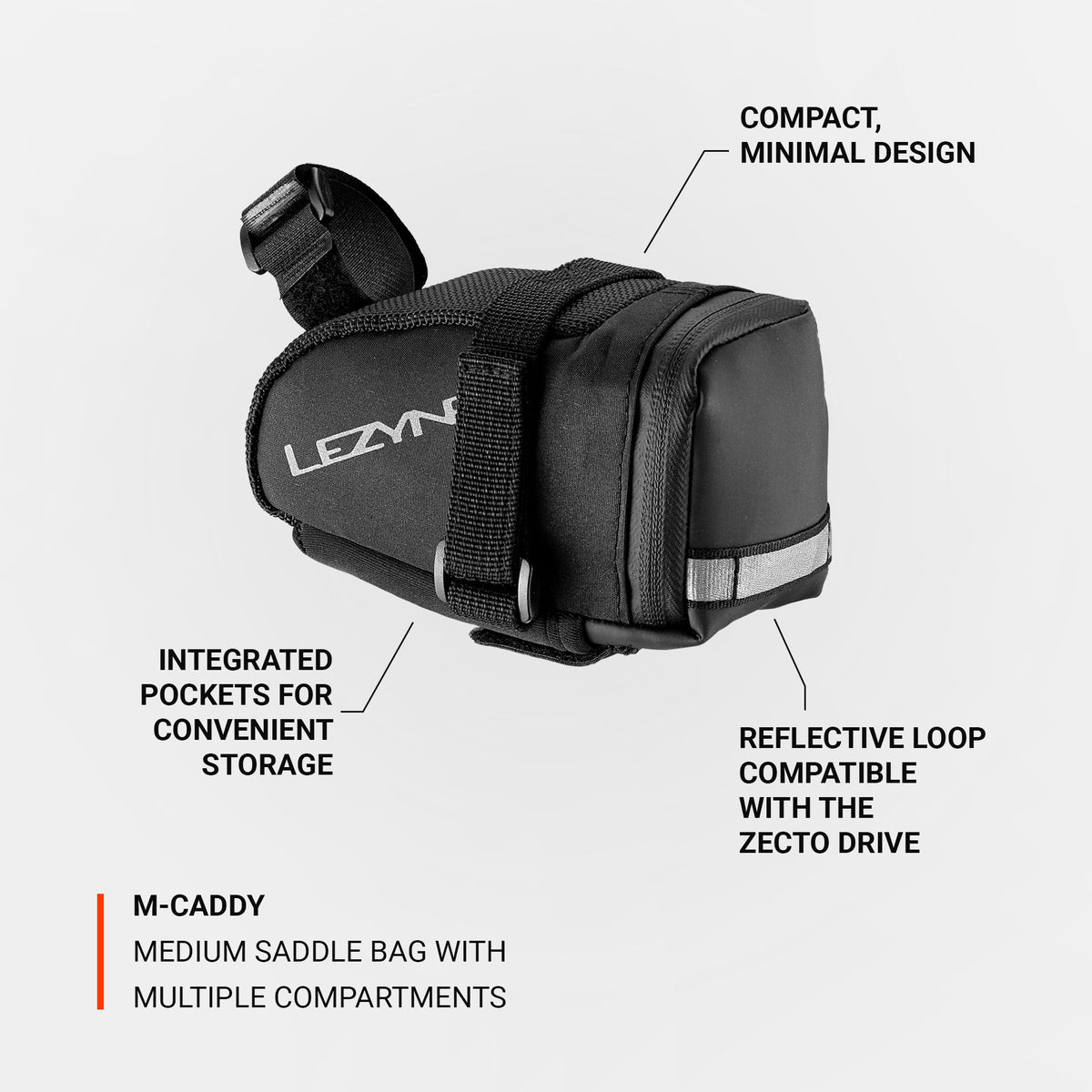 Sacoche de Selle LEZYNE Caddy Noir