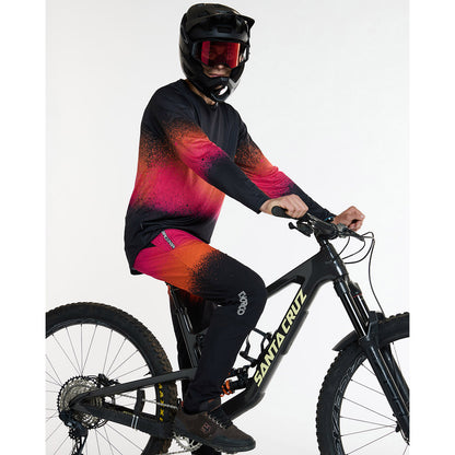 Pantalon DHARCO GRAVITY BLACK SNAKE Noir/Orange