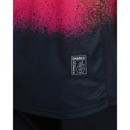 Maillot DHARCO BLACK SNAKE Manches Courtes Noir/Orange