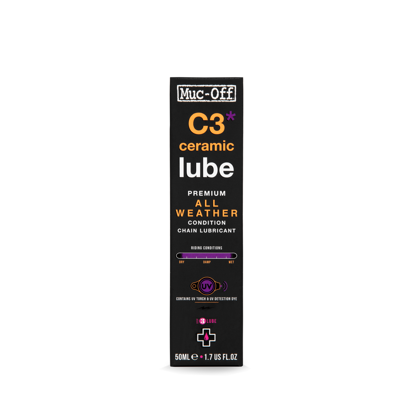 Lubrifiant Céramique Toutes Conditions MUC-OFF C3 ALL WEATHER CERAMIC (50 ml)