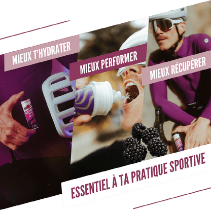 Boisson Énergétique BAOUW (Tube de 10 Pastilles) Mûre/Cassis