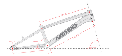 BMX MEYBO Holeshot Custom Expert XL Noir/Gris