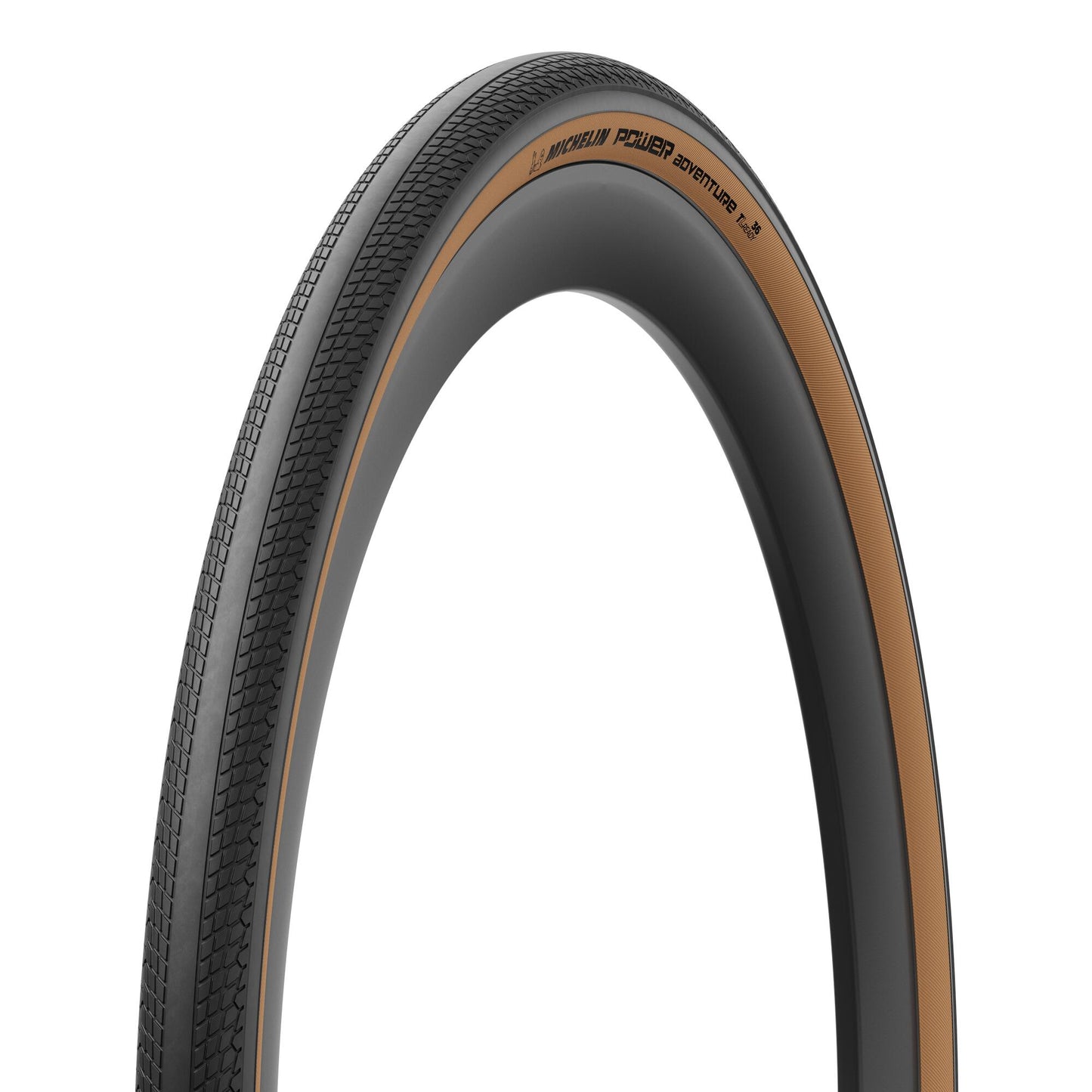 Pneu MICHELIN POWER ADVENTURE Competition Line 700x42c Tubeless Ready Marron
