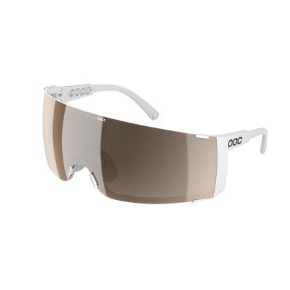 Lunettes POC PROPEL + Blanc Verre Clarity Trail Partly Sunny Silver