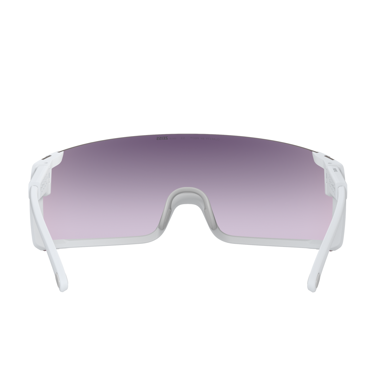 Lunettes POC PROPEL Blanc Verre Clarity Road Sunny Silver