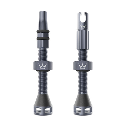 Valves Tubeless PEATY'S HOLESHOT FAST FLOW 60mm (x2) Pétrole