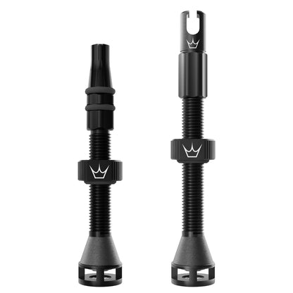 Valves Tubeless PEATY'S HOLESHOT FAST FLOW MX 42/60mm (x2) Noir