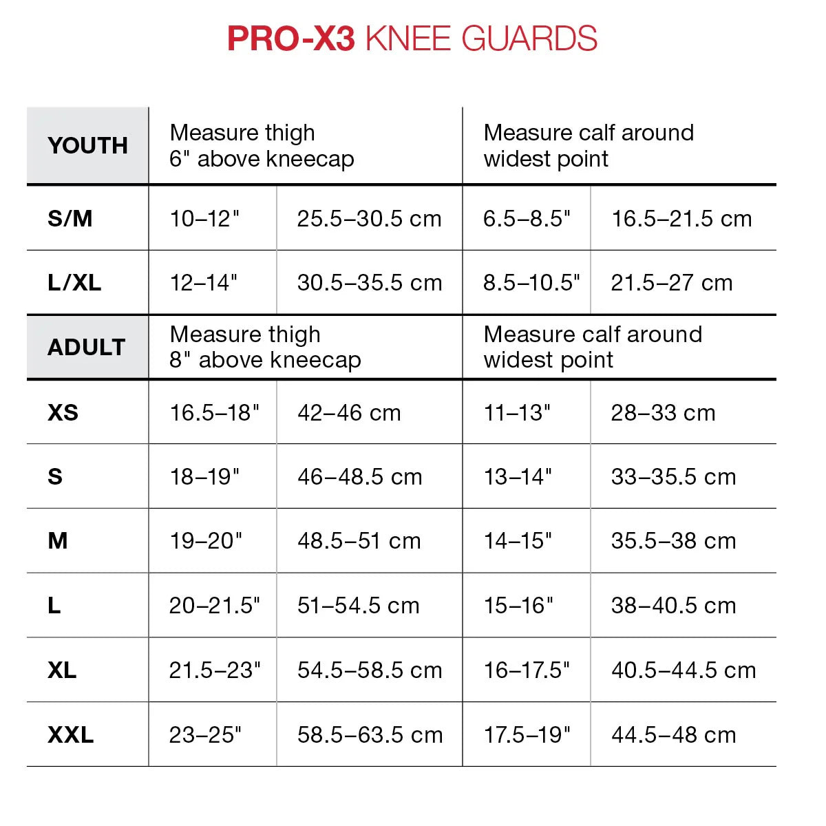 Genouillères G-FORM PRO-X3 Junior Noir