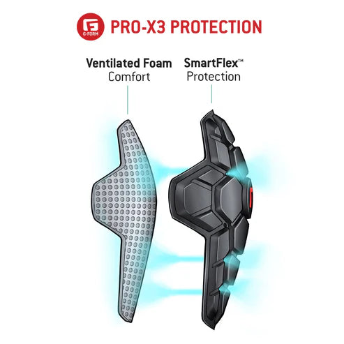 Genouillères G-FORM PRO-X3 Junior Noir