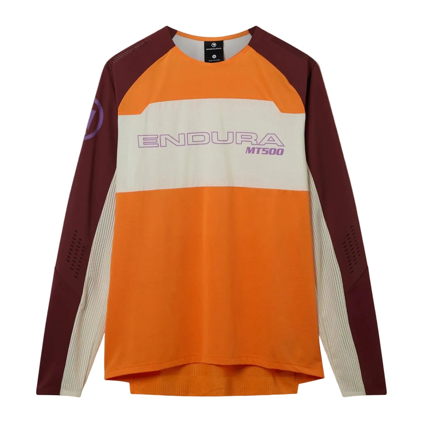 Maillot ENDURA MT500 BURNER LITE Manches Longues Orange
