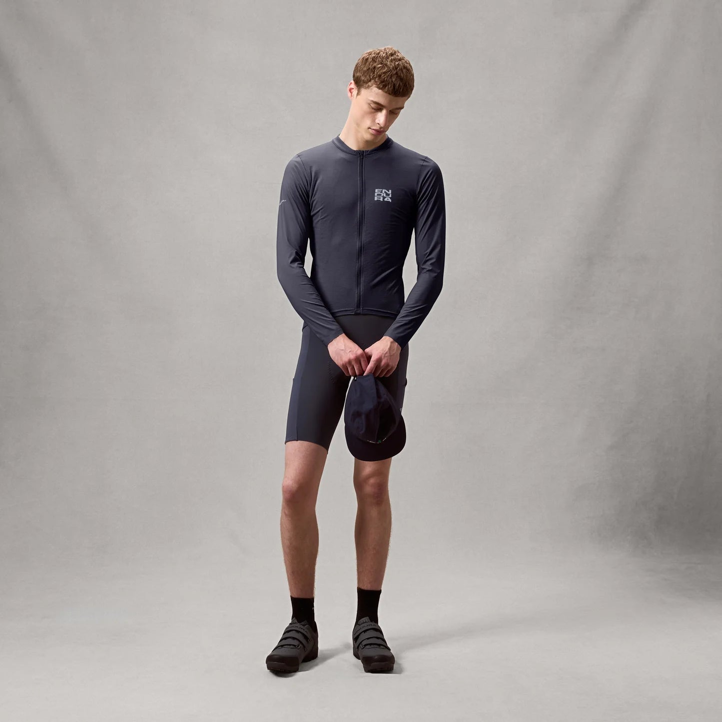 Maillot ENDURA ALLTRACK RIDE Manches Longues Carbon Gris