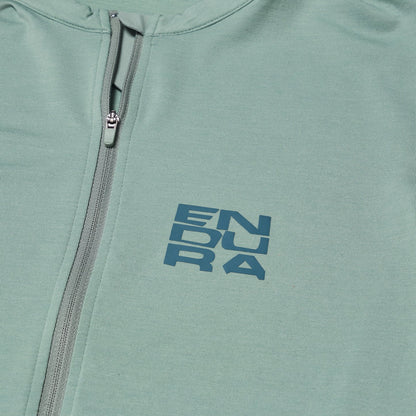 Maillot ENDURA ALLTRACK RIDE Manches Longues Vert Sage