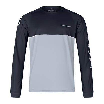 Maillot ENDURA CORE PRINTED Manches Longues Noir