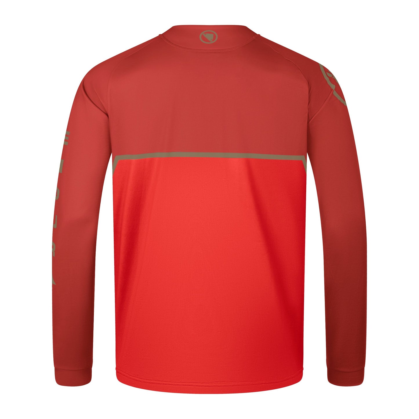 Maillot ENDURA CORE PRINTED Manches Longues Rouge