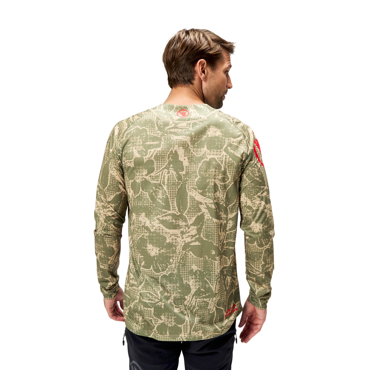 Maillot ENDURA LTD PRINTED Manches Longues Camo Kaki