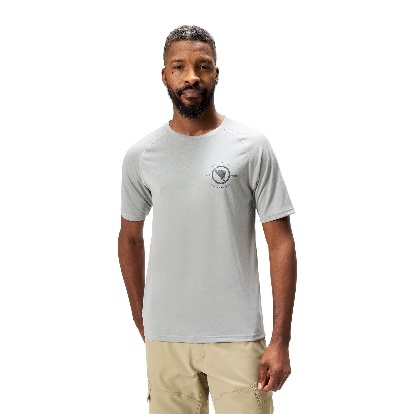 Maillot ENDURA LOOP Manches Courtes Gris