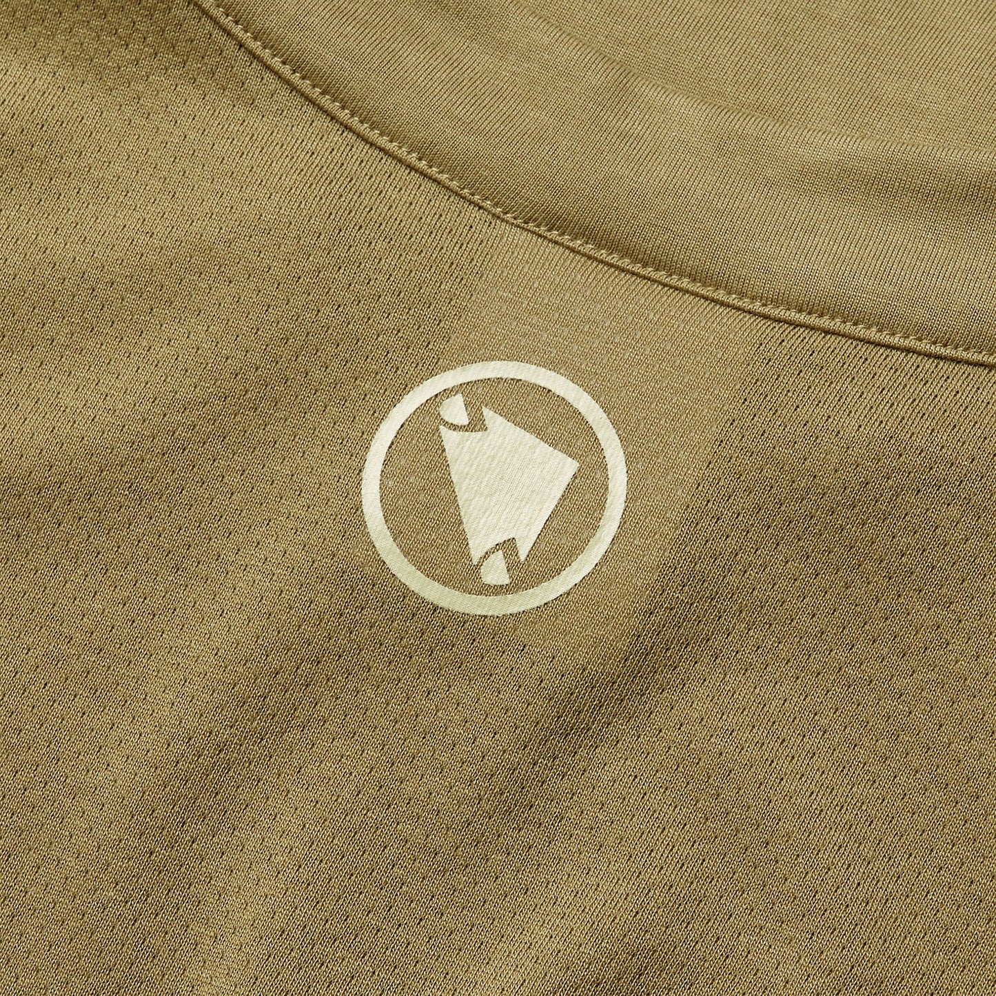 Maillot ENDURA LOOP ZIPPED Manches Courtes Kaki
