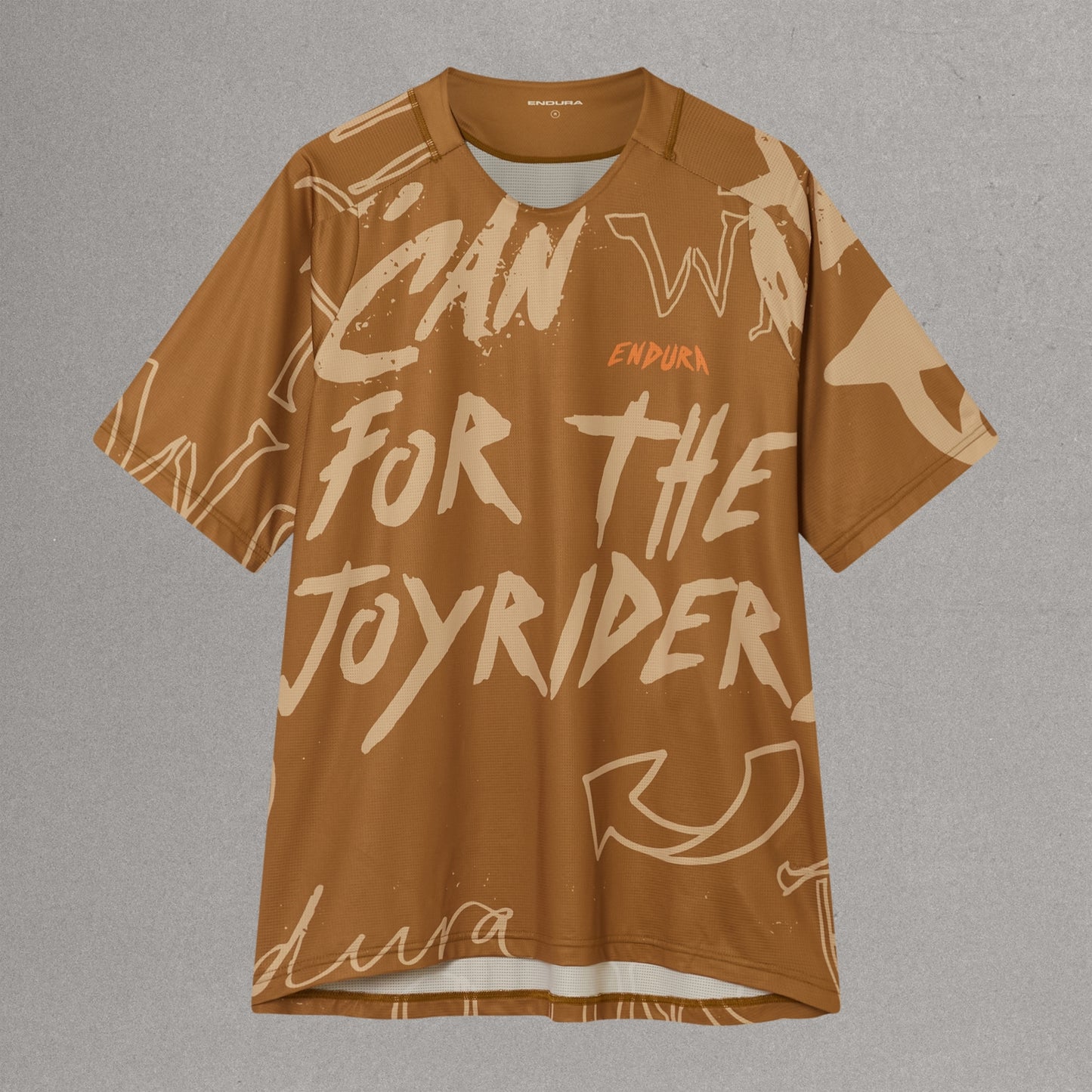 Maillot ENDURA SINGLETRACK PRINT Manches Courtes Bronze