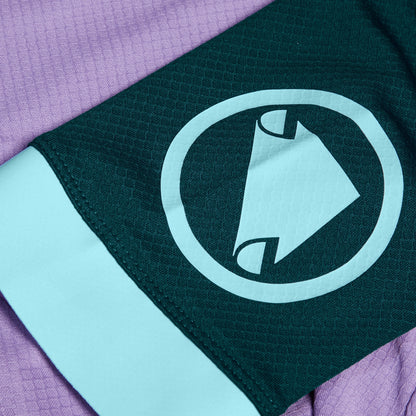 Maillot ENDURA FS260 Femme Manches Courtes Violet