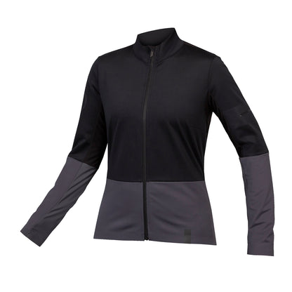 Maillot ENDURA FS260 JETSTREAM Femme Manches Longues Noir