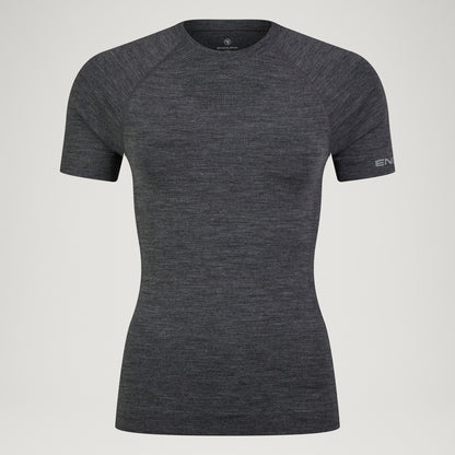 Sous-Vêtement ENDURA BAABAA PRO Manches Courtes Femme Gris