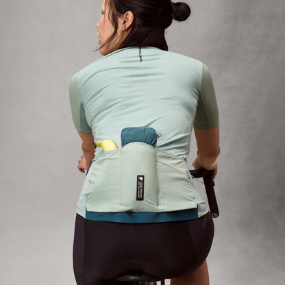 Maillot ENDURA ALLTRACK RIDE Manches Courtes Femme Sage Green