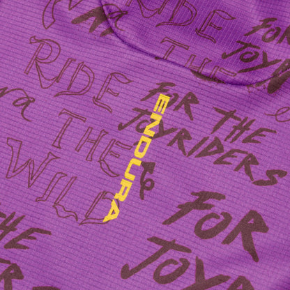 Maillot ENDURA SINGLETRACK CORE Junior Manches Courtes Violet
