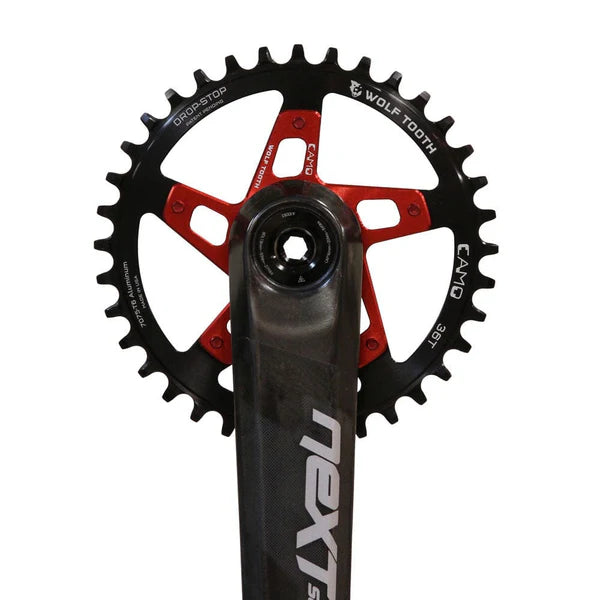 Étoile de Pédalier WOLF TOOTH CAMO P3 Raceface Cinch Direct Mount Offset 3mm Rouge