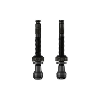 Lot de 2 Valves Tubeless SCHWALBE CLIK VALVE 40mm Noir