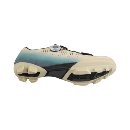 Chaussures VTT XC/Gravel SHIMANO RX600 Beige/Bleu