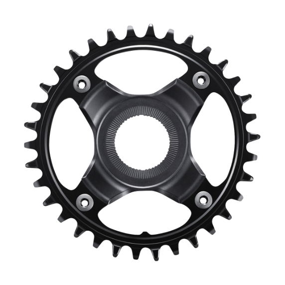 Plateau Mono E-Bike SHIMANO SM-CRE80-12-B 12V Ligne de chaine 55mm
