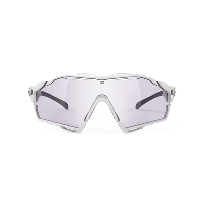 Lunettes RUDY PROJECT CUTLINE Blanc Verres IMPACTX™ Photochromique Laser Purple