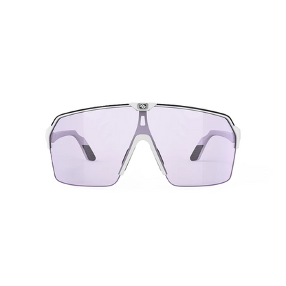 Lunettes RUDY PROJECT SPINSHIELD AIR Blanc Verres IMPACTX™ Photochromique Laser Purple