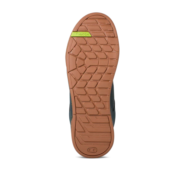 Chaussures VTT CRANKBROTHERS STAMP LACE FLAT Petrol/Jaune