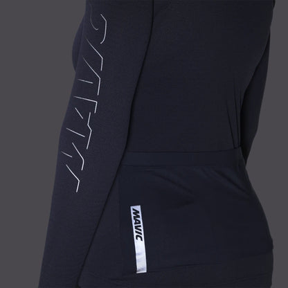 Maillot MAVIC AKSIUM Manches Longues Femme Bleu