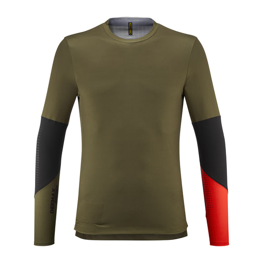 Maillot MAVIC DEEMAX ENDURO PRO Manches Longues Kaki