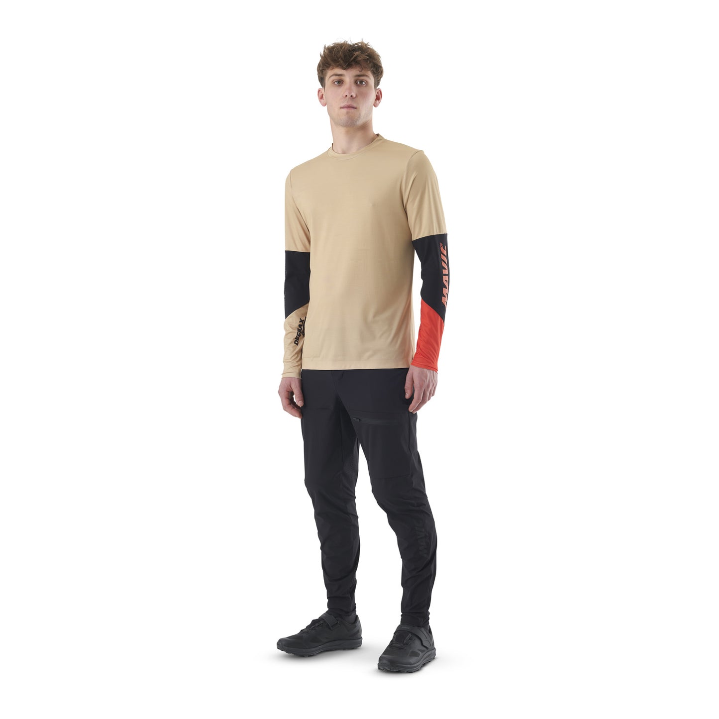 Maillot MAVIC DEEMAX ENDURO PRO Manches Longues Beige