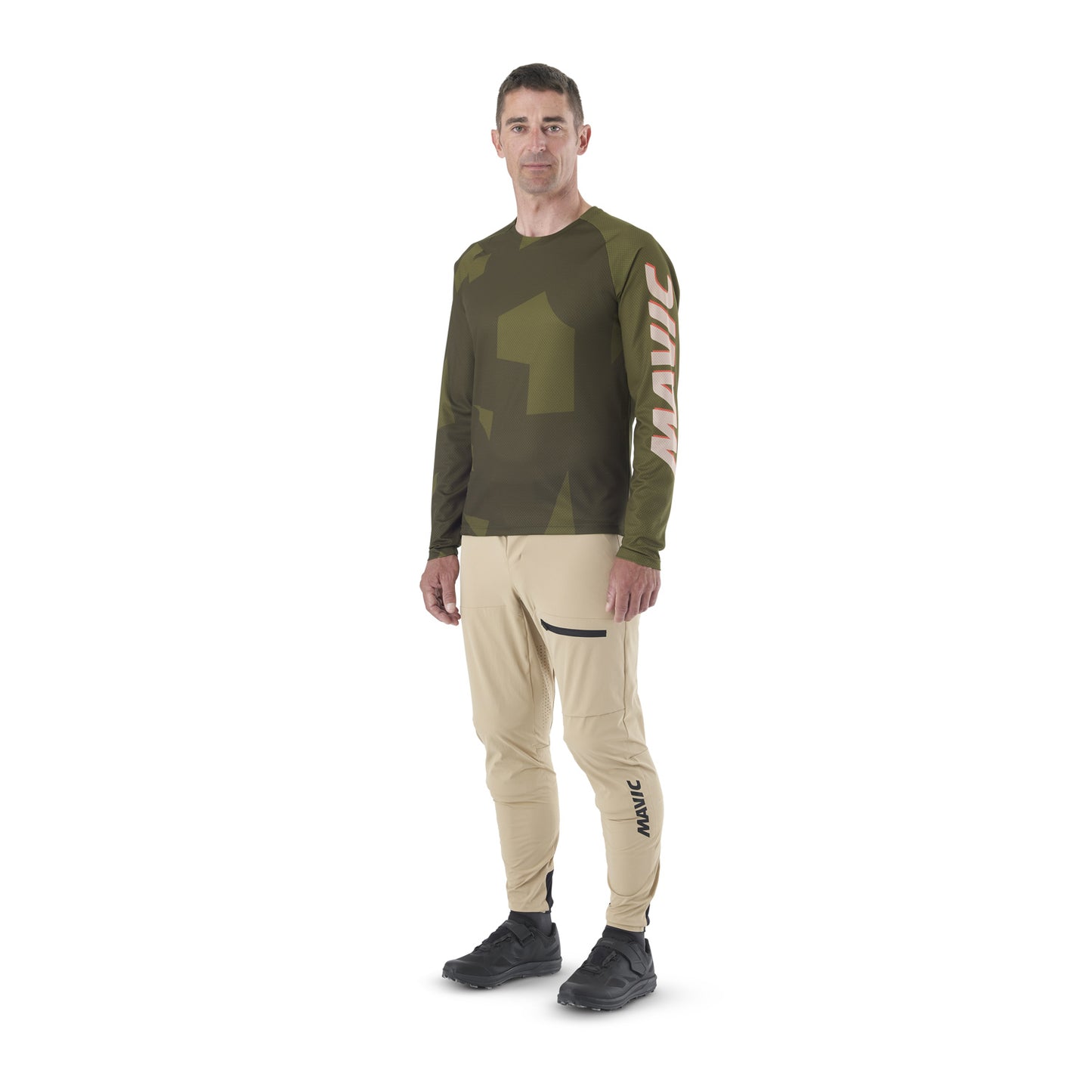 Maillot MAVIC DEEMAX ENDURO Manches Longues Camo Kaki