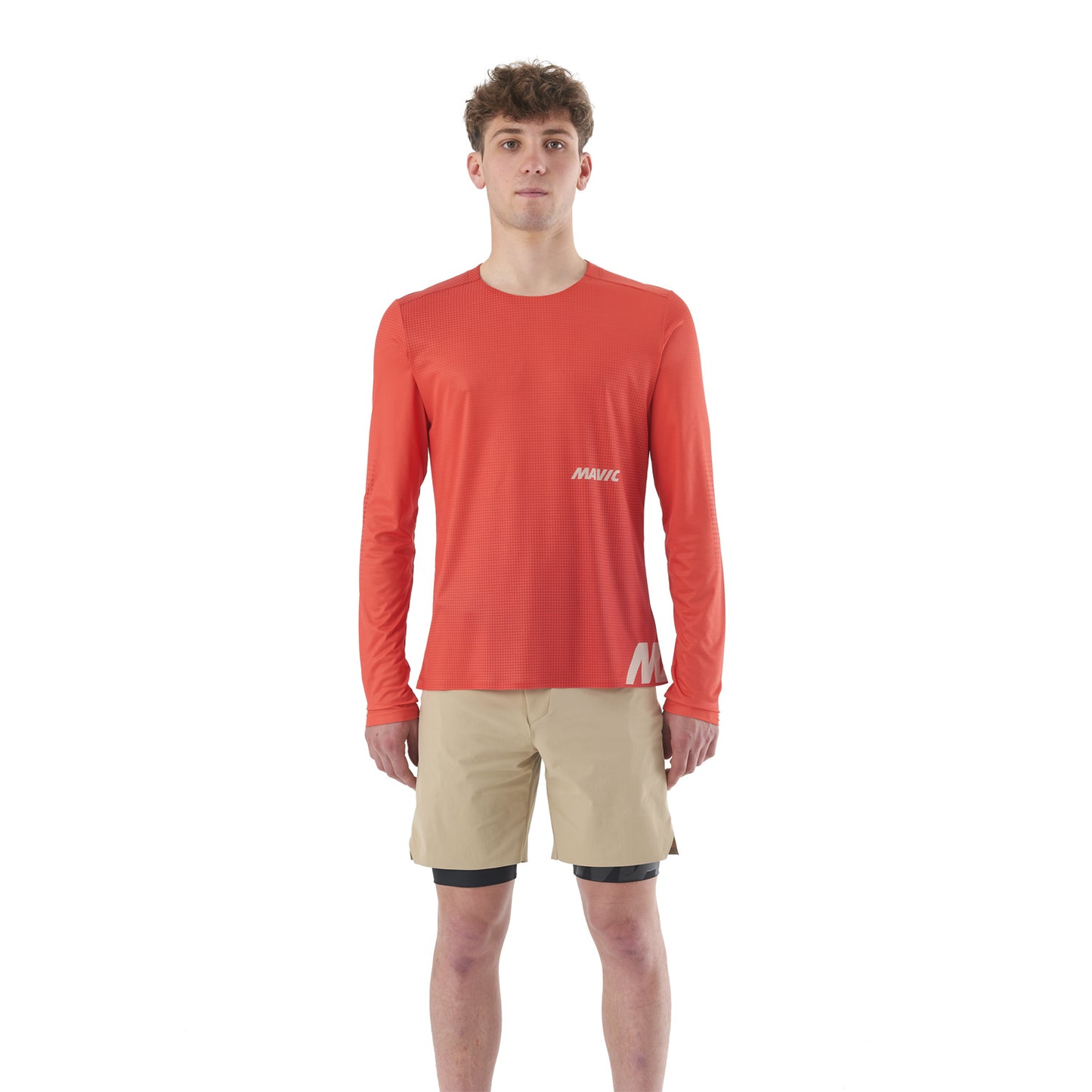 Maillot MAVIC CROSSTRAIL Manches Longues Rouge